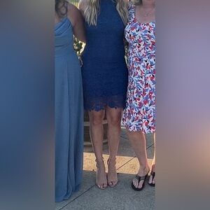 Pink Lily S Navy Blue Mini Dress